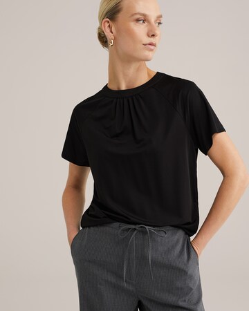 WE Fashion Särk, värv must: eest vaates
