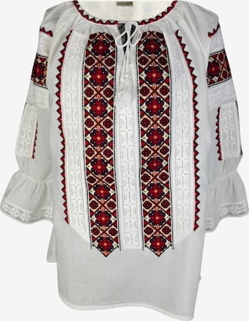 Rody’s foreverDirndl bluza 'Damenbluse 2IU26 weiß/beige marimea S' - bijela boja: prednji dio