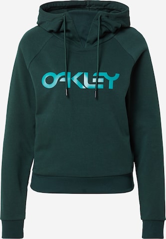 OAKLEY Sportief sweatshirt in Groen: voorkant