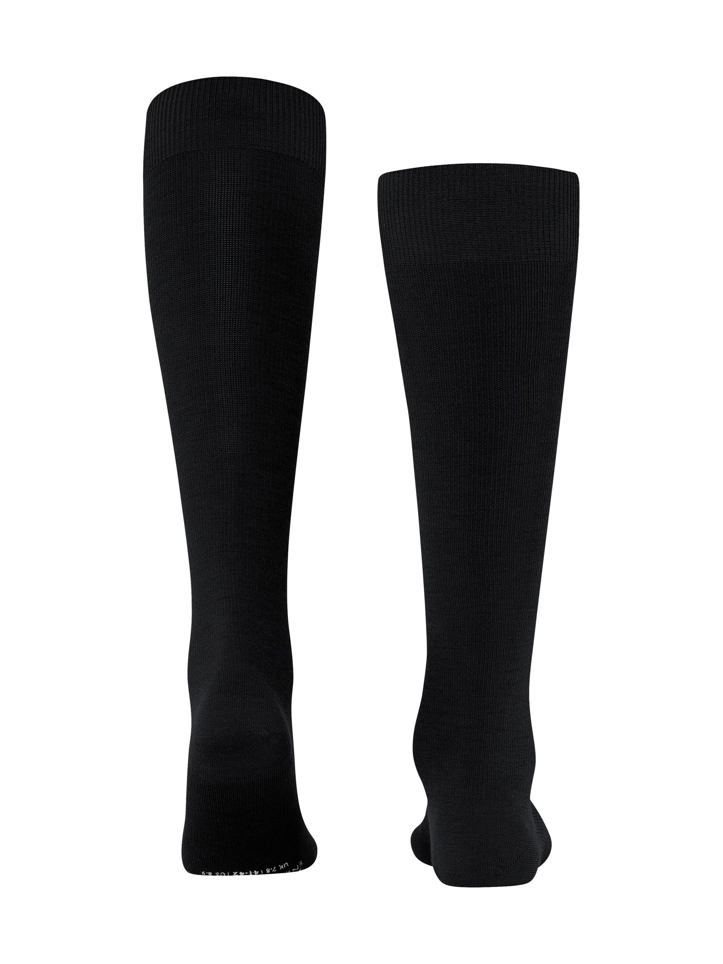 FALKE Kniestrümpfe 'Energizing Wool'‌‌‌‌‌‌‌‌‌ in Schwarz