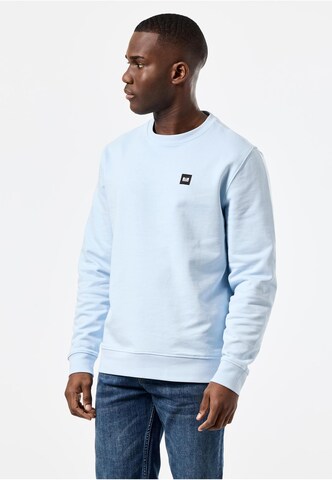 Weekend Offender Sweatshirt 'Ferrer Badge' in Blau: Vorderseite