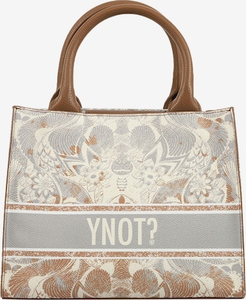 Borsa a mano 'Power' di Y Not? in beige: frontale