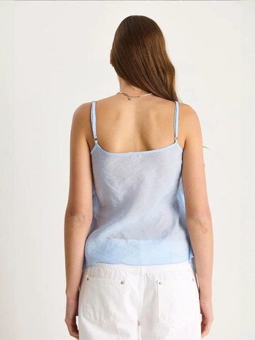 Chemisier Bianco Lucci en bleu