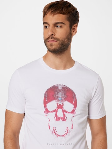 Tricou 'Skull' de la EINSTEIN & NEWTON pe alb