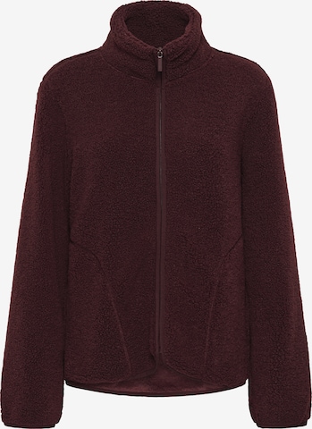 Kaffe Fleecejakke 'KAAlly' i rød: forside