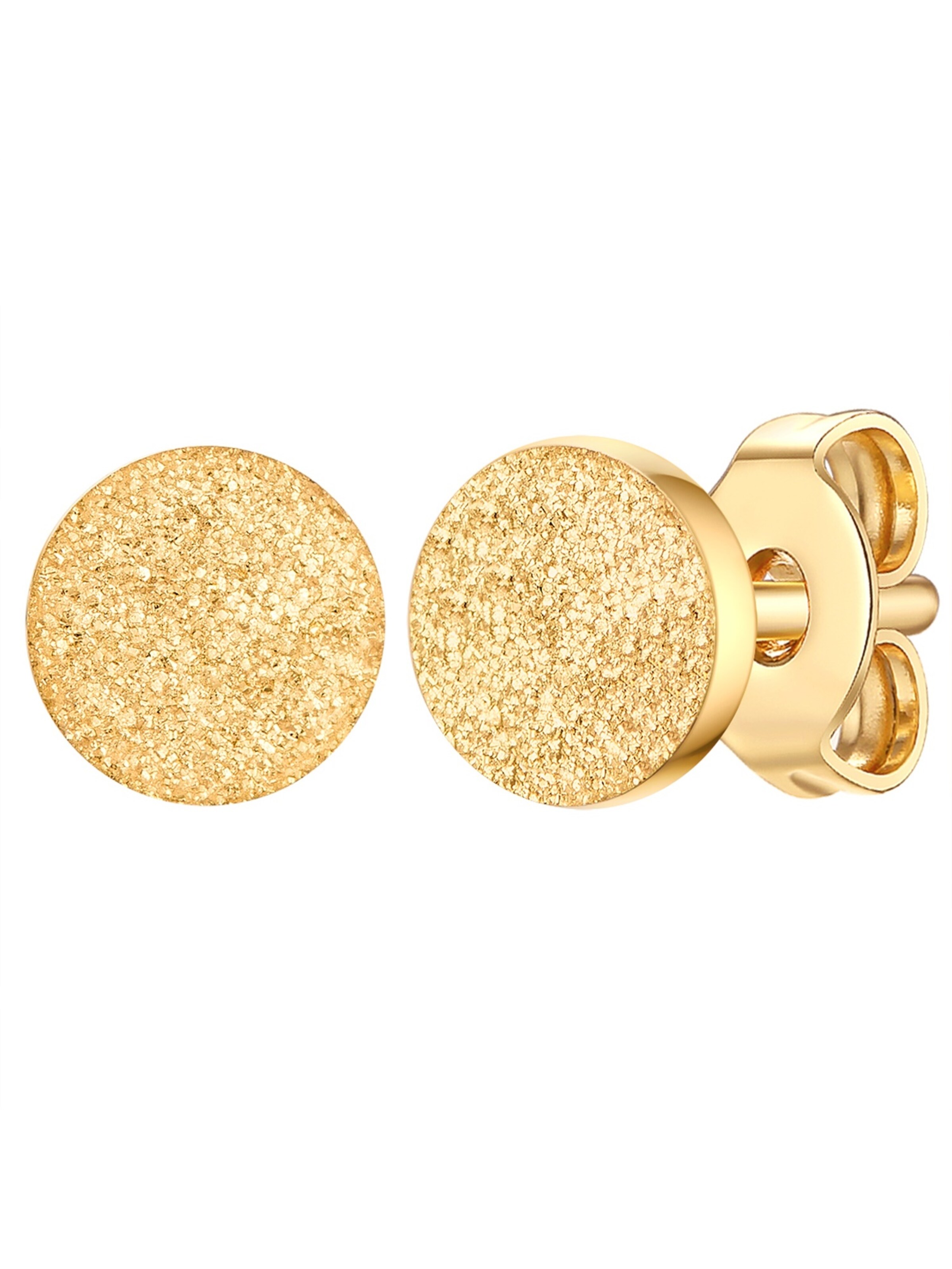 Boucles d'oreilles Eastside en or : devant