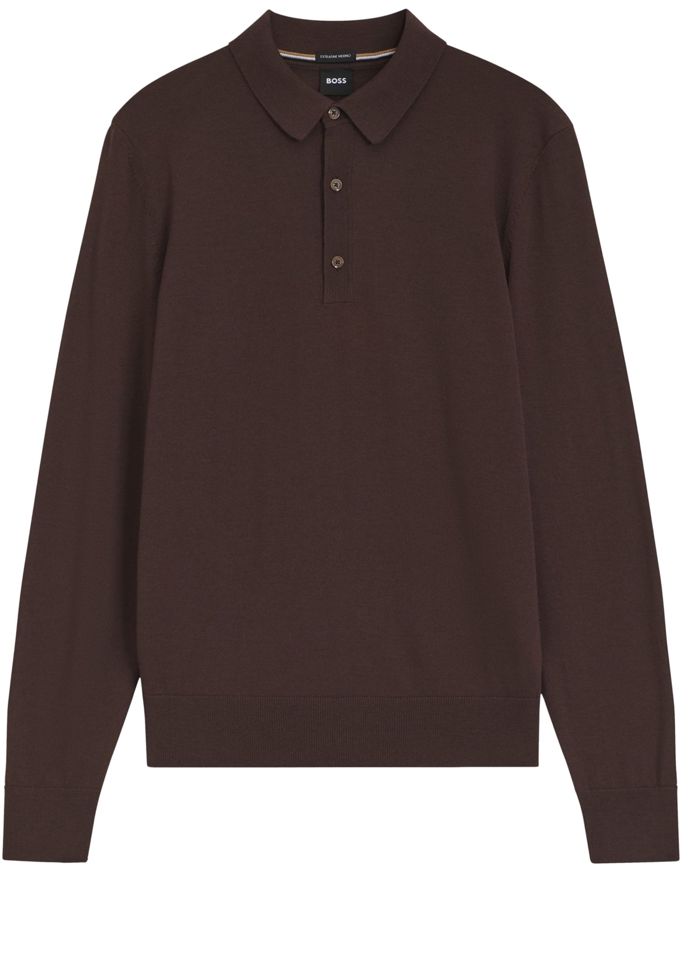 BOSS Pullover ' Lancione' in Braun: Vorderseite
