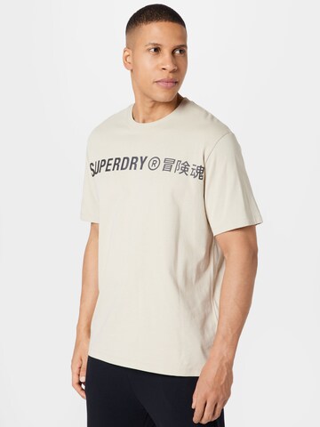 Superdry - Camisa em bege: frente