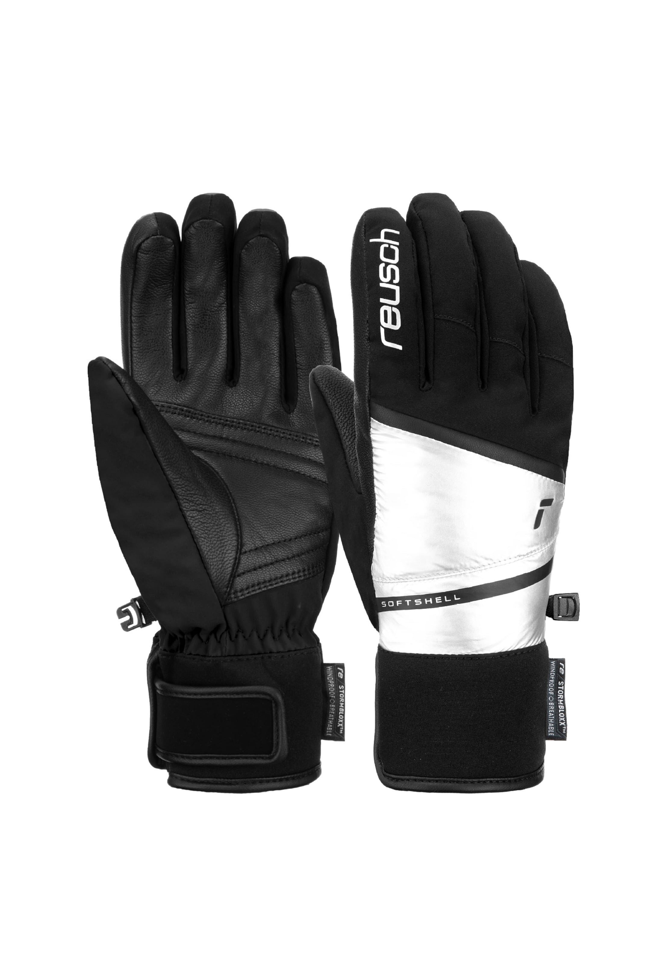 REUSCH Sporthandschuhe 'Tessa Stormbloxx™' in schwarz / silber, Produktansicht