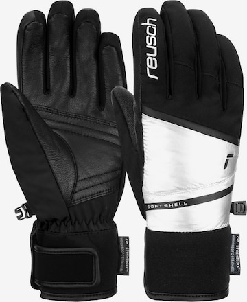 REUSCH Sports gloves 'Tessa Stormbloxx™' in Silver: front