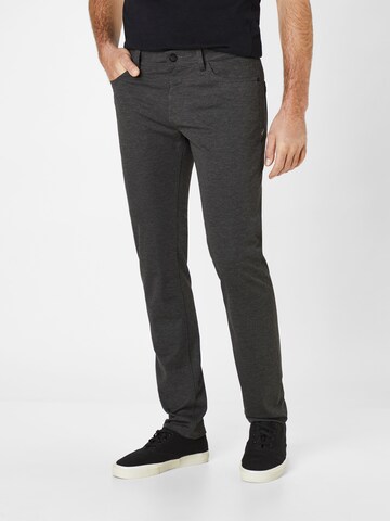 REDPOINT Slim fit Pants 'Kanata' in Grey: front