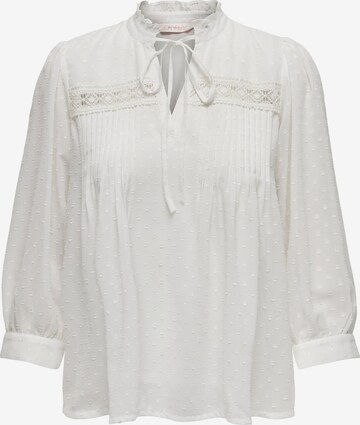 ONLY - Blusa 'Madonna' em branco: frente