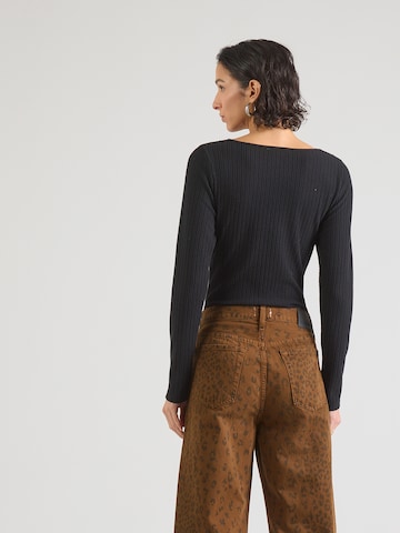 ABOUT YOU Koszula body 'Sophia' w kolorze czarny