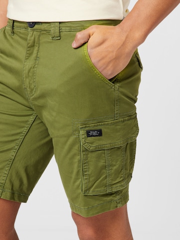 BLEND Regular Cargo Pants in Green