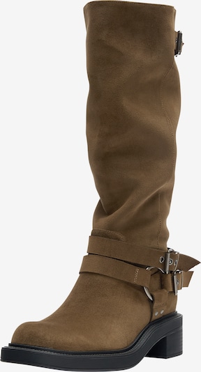 Pull&Bear Cowboy saappaat värissä umbra, Tuotenäkymä