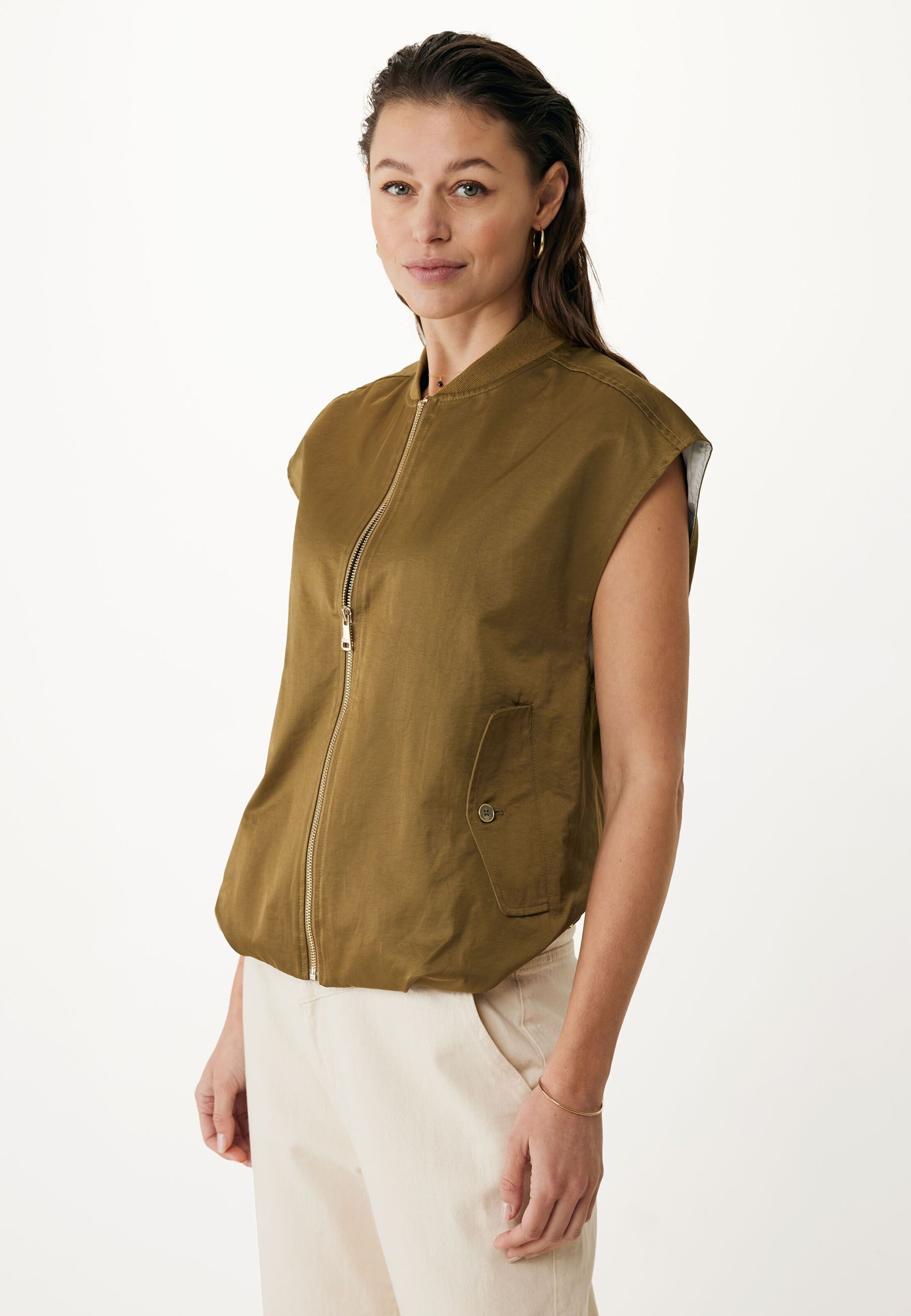 MEXX Жилетка в Зеленый: спереди