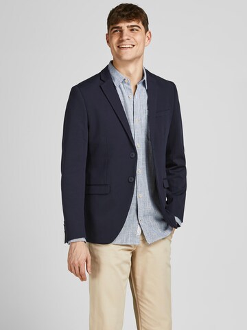 JACK & JONES Klasický střih Sako – modrá: přední strana
