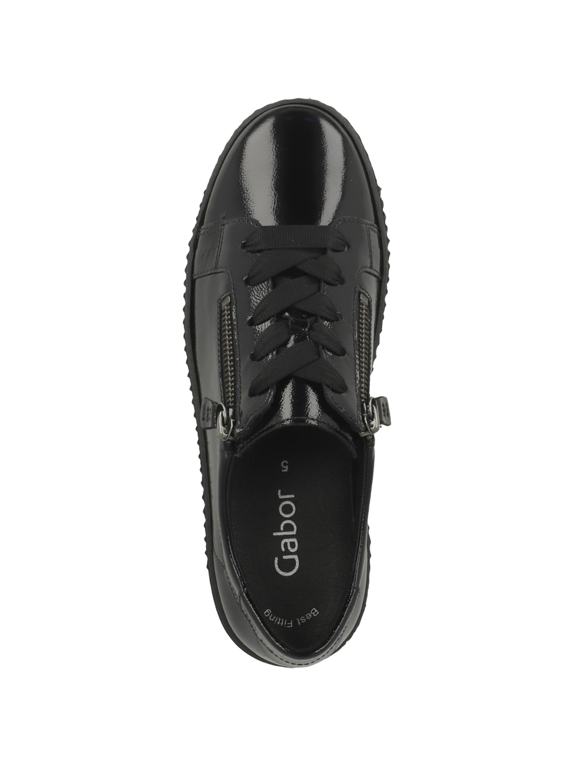 GABOR Platform trainers in Black