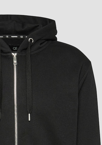 QS Sweatvest in Zwart