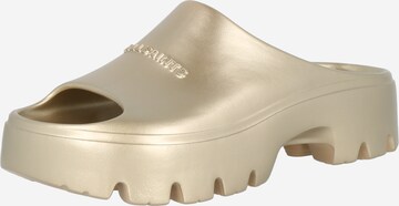 AllSaints Pantolette i guld: framsida