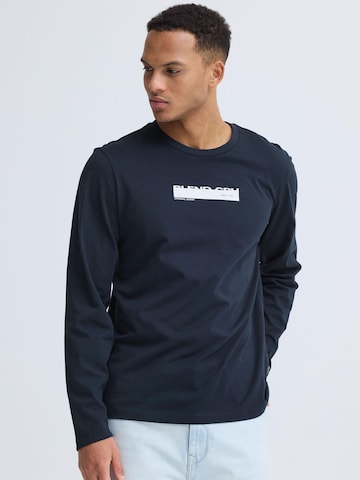 BLEND Langarmshirt 'BHKemuel' in Schwarz