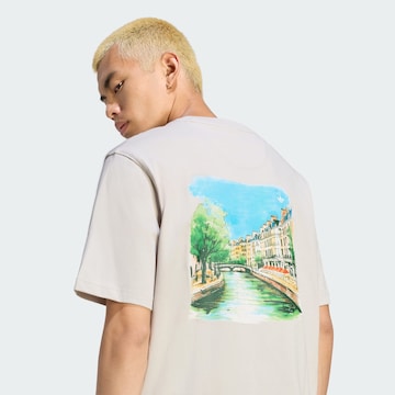 T-Shirt 'Paris' ADIDAS ORIGINALS en gris