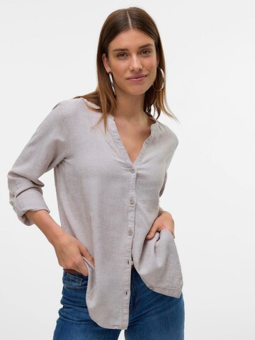 VERO MODA Pluus 'VMLinn', värv hall