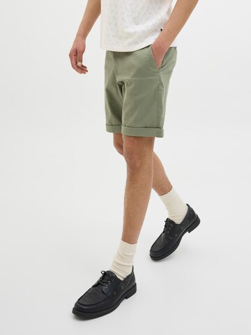 Regular Pantalon chino 'JPSTDave' JACK & JONES en vert