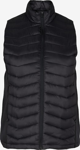 Zizzi Bodywarmer 'Msusana' in Zwart: voorkant