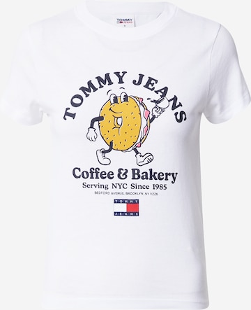 Tommy Jeans Shirts i hvid: forside