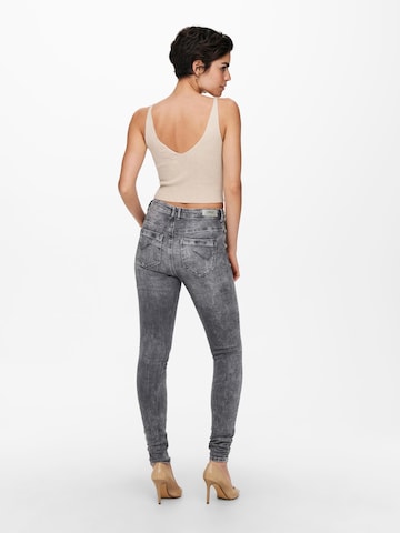 Skinny Jean 'Paola' ONLY en gris