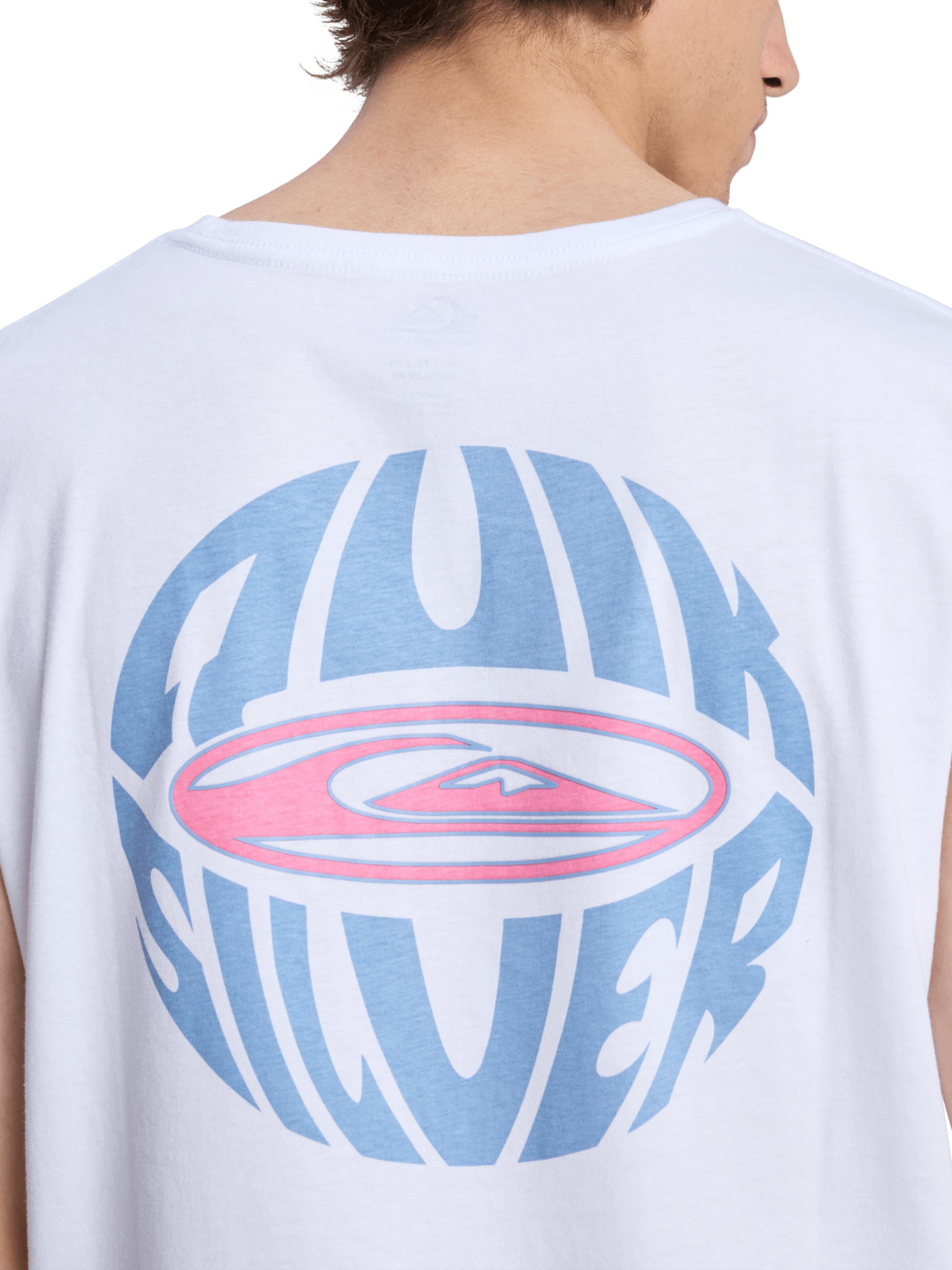 QUIKSILVER Toiminnallinen paita 'EV Quikglobe Muscle' värissä valkoinen