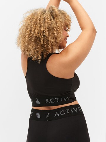 Bustier Soutien-gorge de sport Active by Zizzi en noir