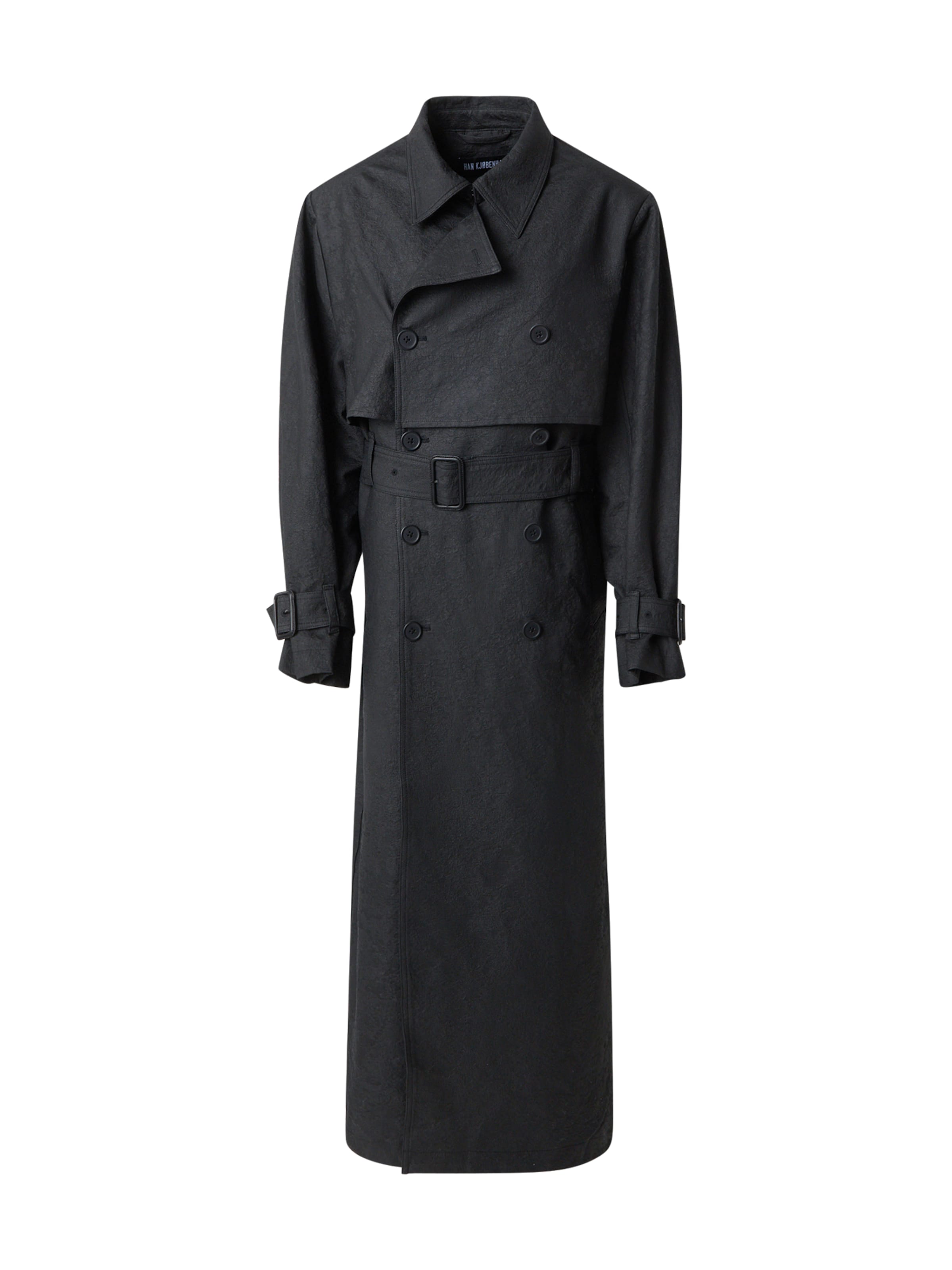 Han Kjøbenhavn Płaszcz przejściowy w kolorze czarny: przód