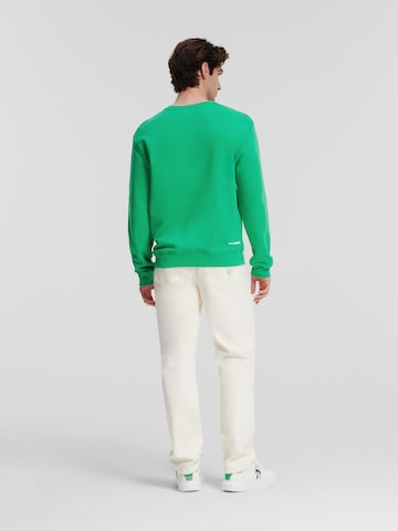 Bluză de molton 'Ikonik 2.0' de la Karl Lagerfeld pe verde