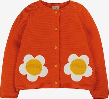 Frugi Knit Cardigan 'Patsy' in Orange: front
