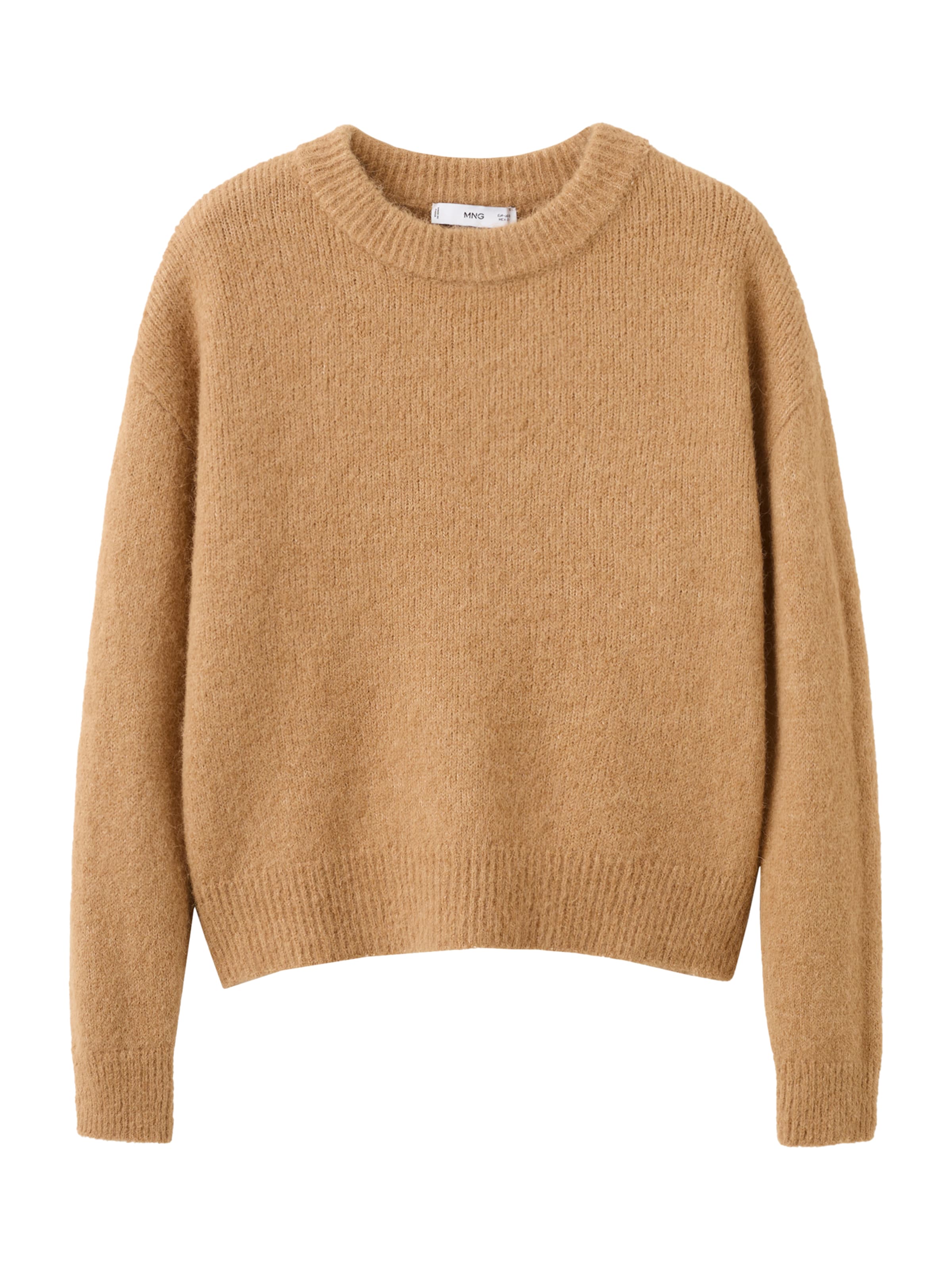 Pulover 'Alpolux' de la MANGO pe maro: față