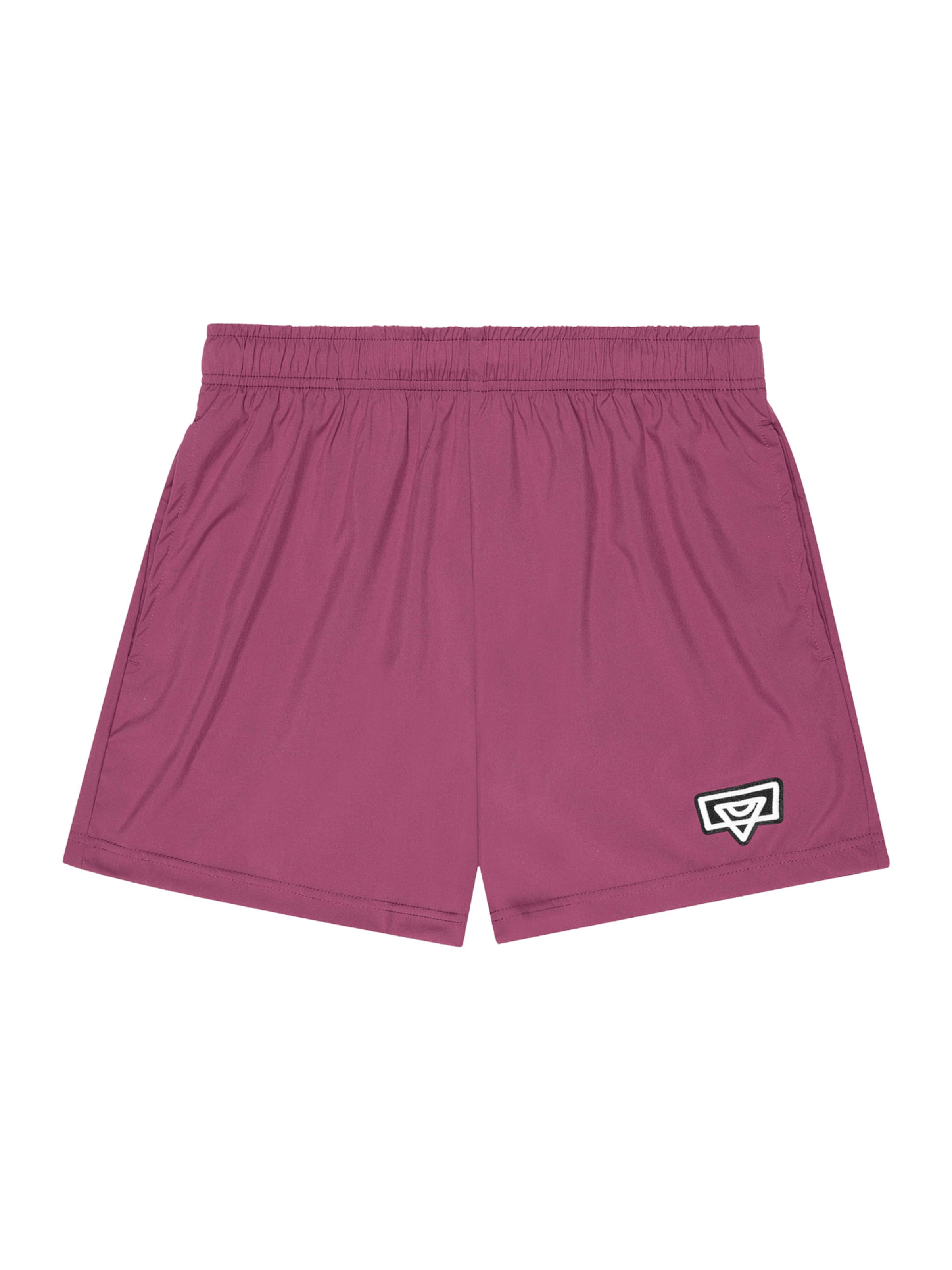 Bucketz Regular Funktionsshorts 'New School' in Pink: Vorderseite