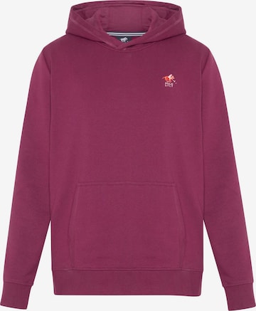 Polo Sylt Sweatshirt 'Basic' in Purple: front