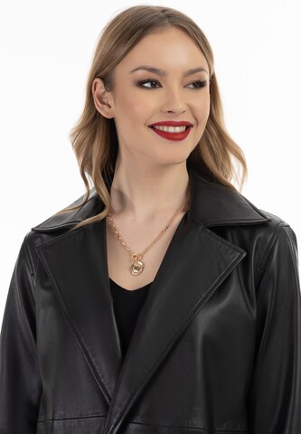 faina Between-Season Jacket in Black