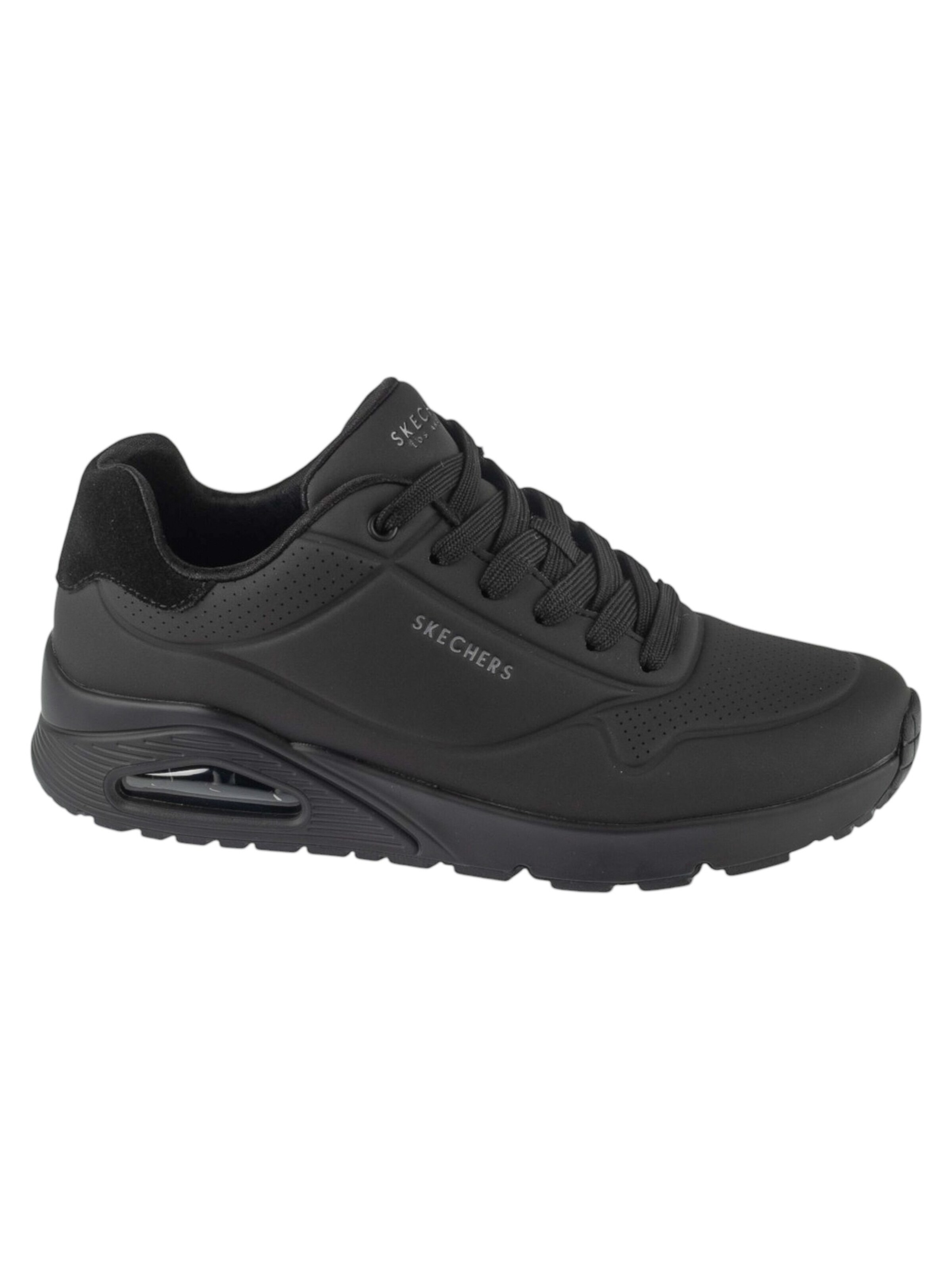 SKECHERS Sneaker low 'Skechers Uno - Suited On Air'‌ in Schwarz: Vorderseite