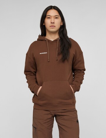 MAMMUT Sweatshirt in Braun: Vorderseite