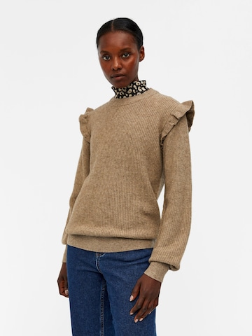 Pull-over 'Malena' OBJECT en marron : devant