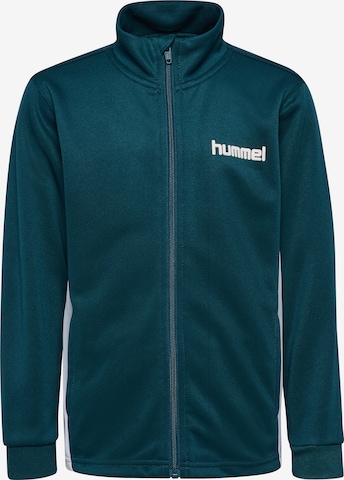 Hummel Sportjas in Groen: voorkant