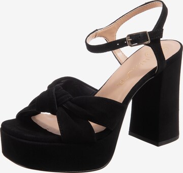 UNISA Sandals in Black: front