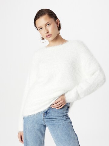 REPLAY Пуловер в бяло: отпред