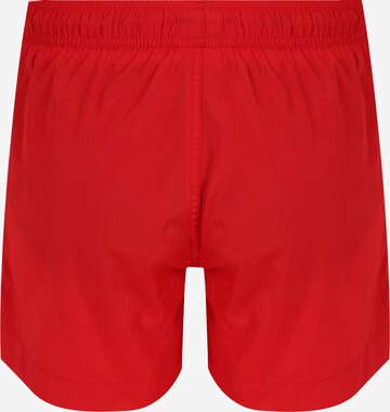 HUGO Red Kratke kopalne hlače 'DOMINICA' | rdeča barva