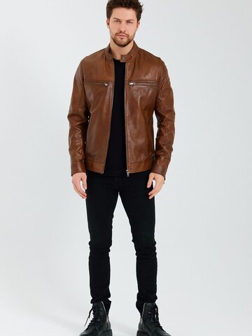 Veste mi-saison Ron Tomson en marron