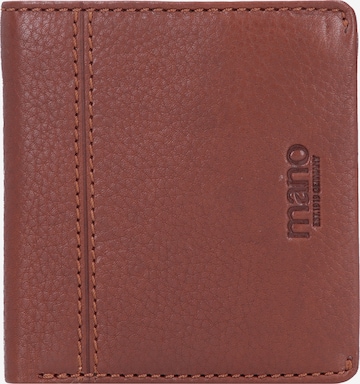 mano Wallet in Brown: front