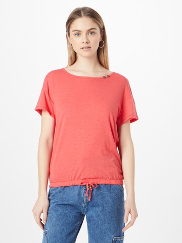 Ragwear T-Shirt 'NICKA' in Rot: predná strana